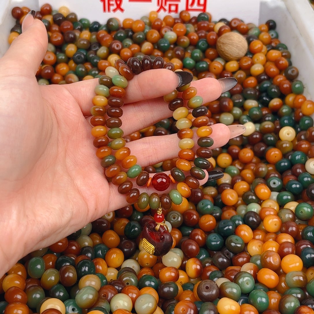 吊坠菩提根/象牙果小敦煌双圈