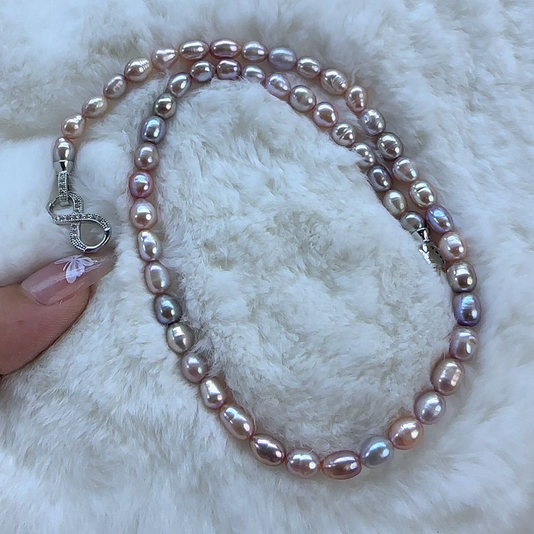 未镶嵌项链定制多样性发货发其一428淡水珍珠