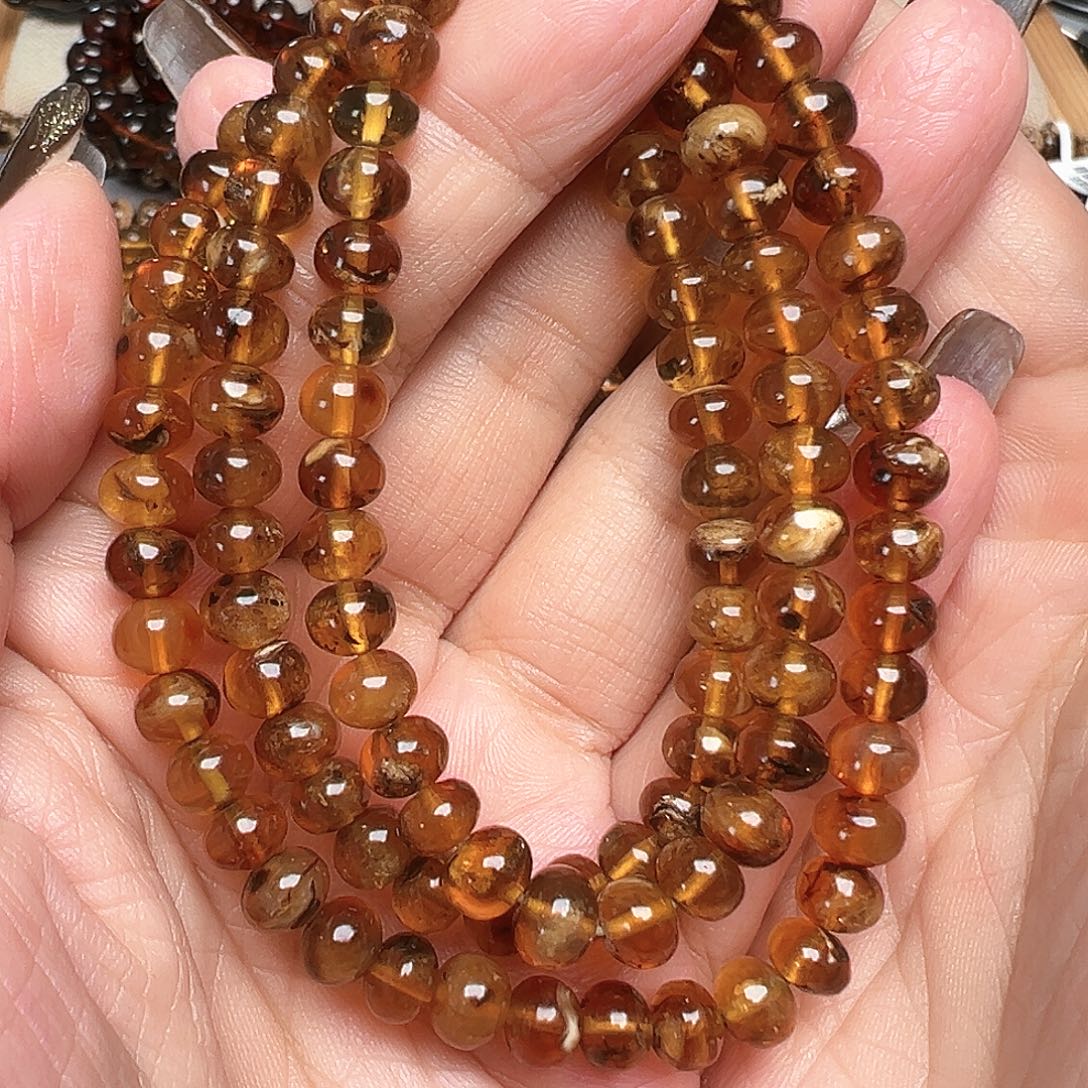 琥珀未镶嵌裸石抚顺琥珀20369六