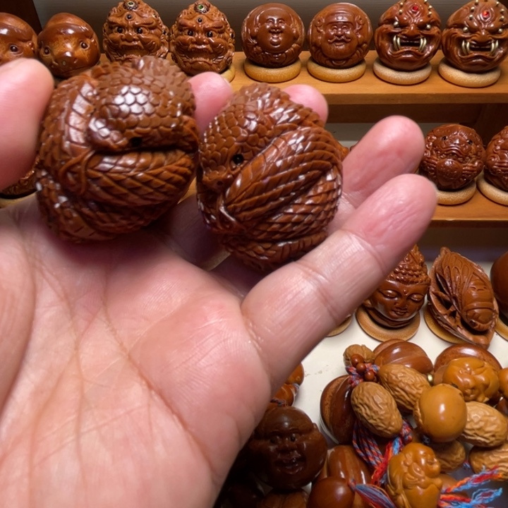 加***。手串/手链橄榄核手工麟蛇