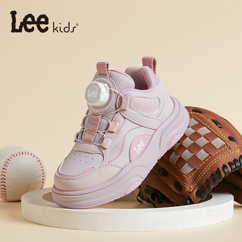 Leekids儿童鞋子2025新款秋季新款男女童中帮百搭跑步宝宝鞋