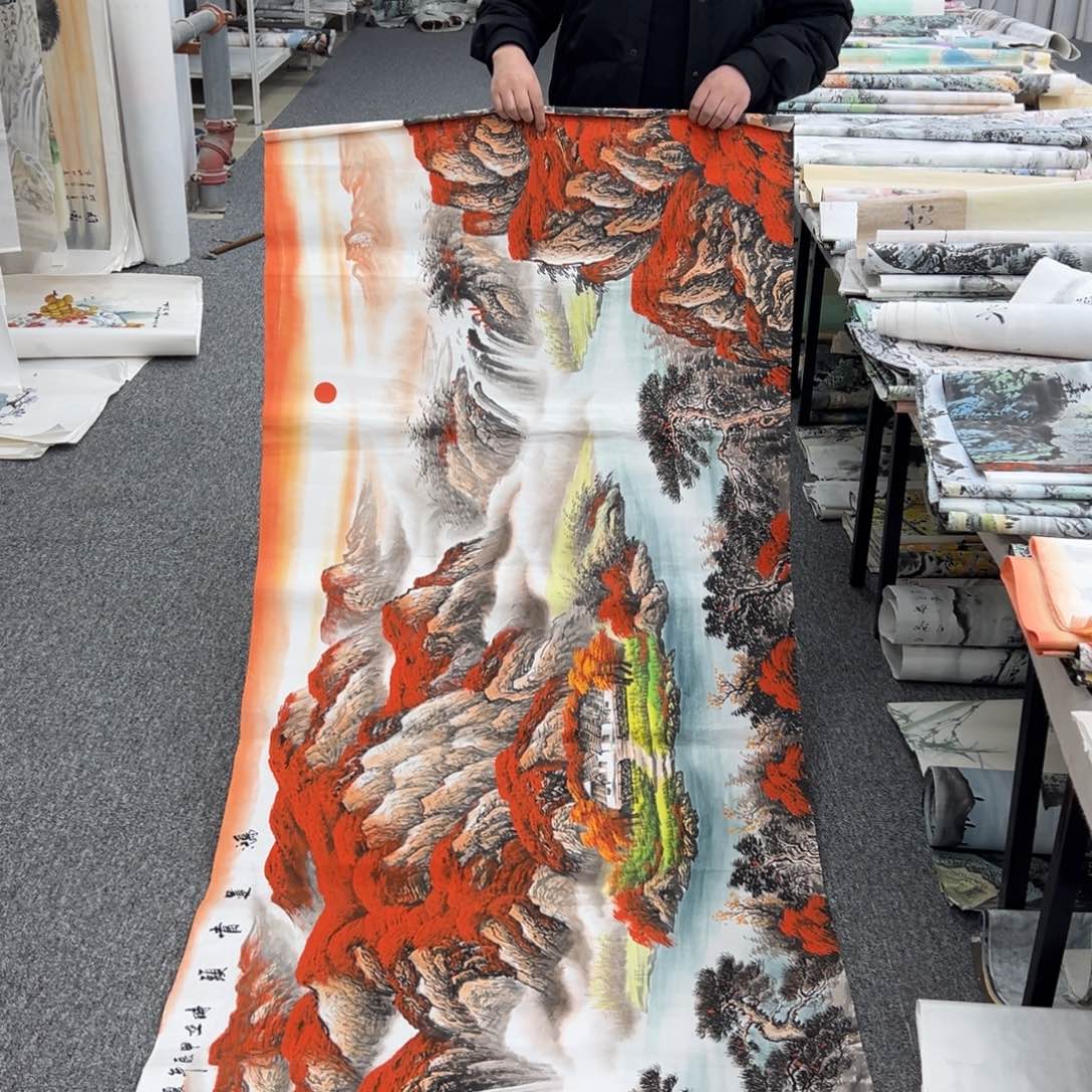 国画卖字画的小老板