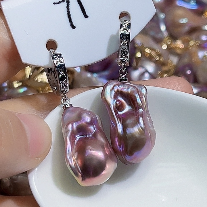 未镶嵌耳饰淡水珍珠