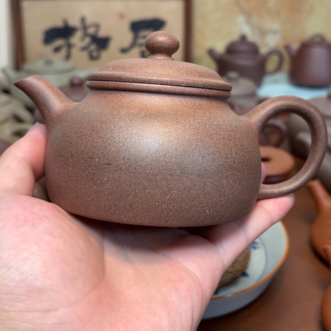 茶壶紫砂共生老块 黄龙山