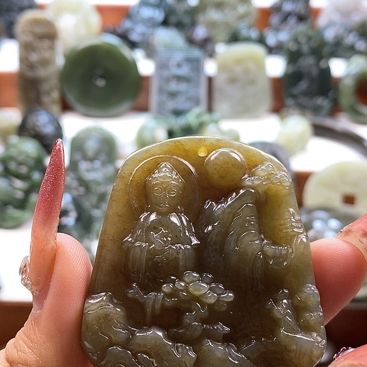 和田玉颈饰未镶嵌