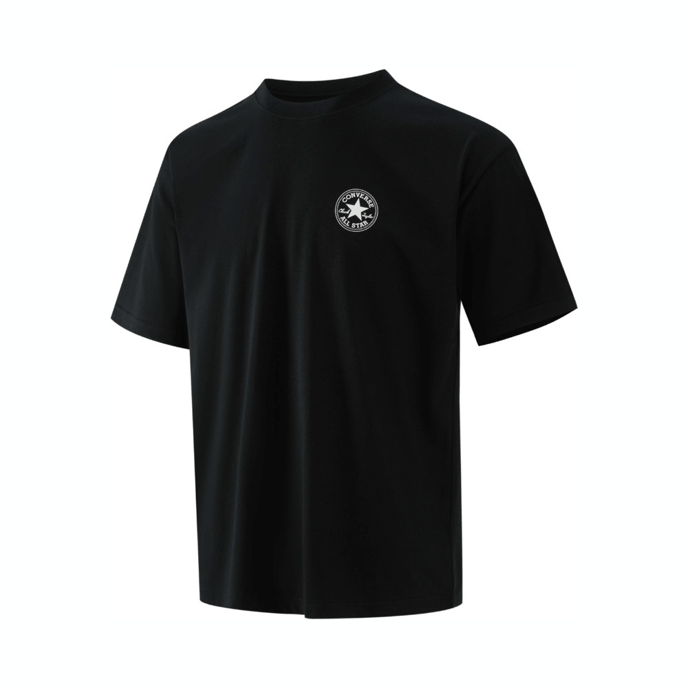 【滔搏联动】converse匡威男子针织圆领时尚黑色T恤MCH691-023