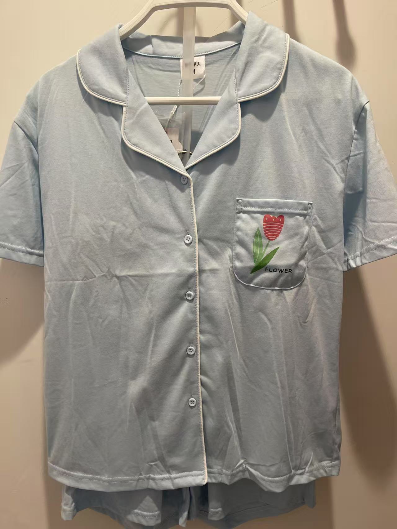 短裤短袖舒服棉套装