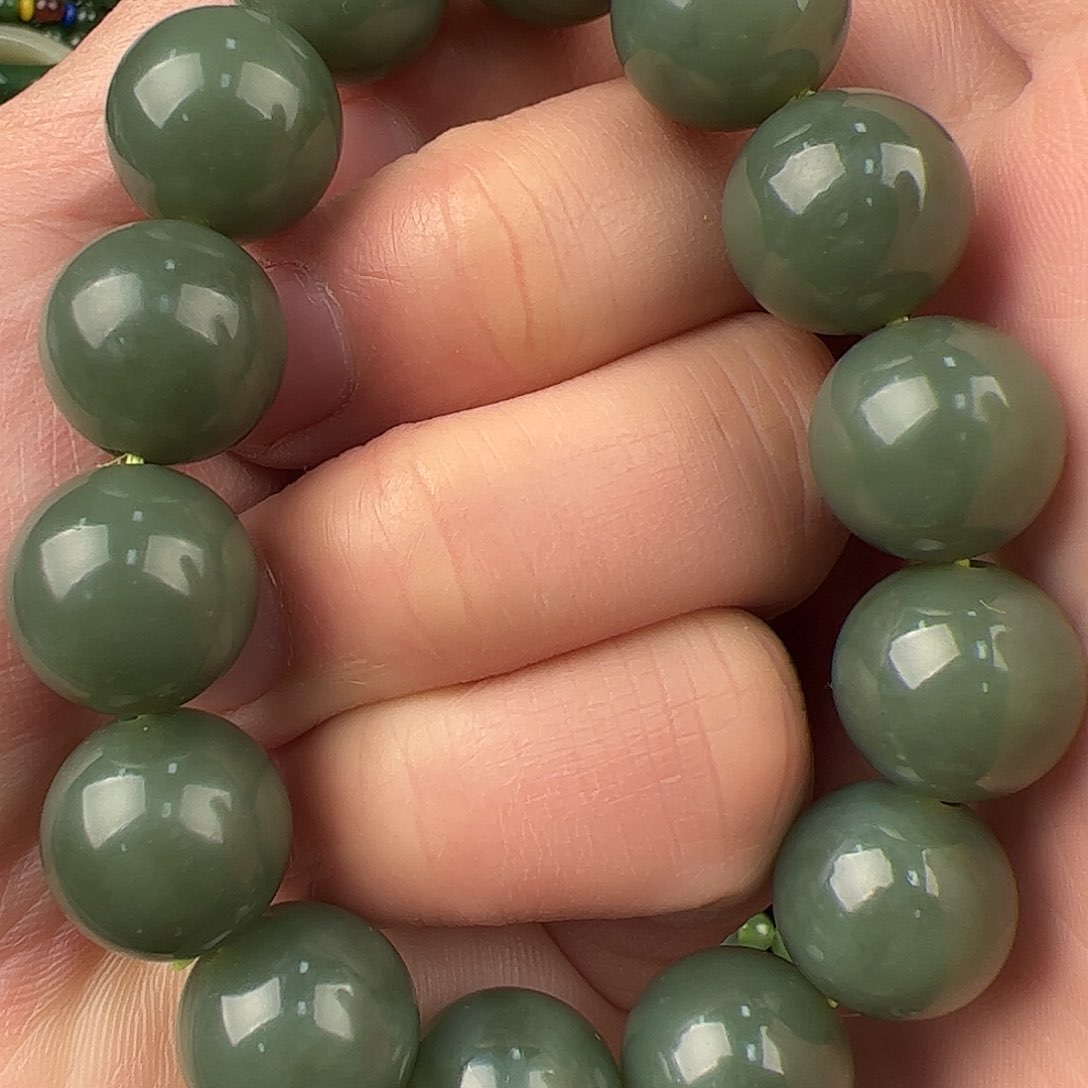 和田玉手链未镶嵌1511