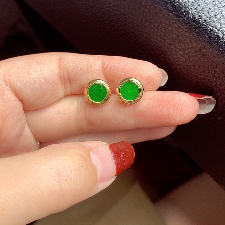 翡翠颈饰银S925镶嵌翡翠