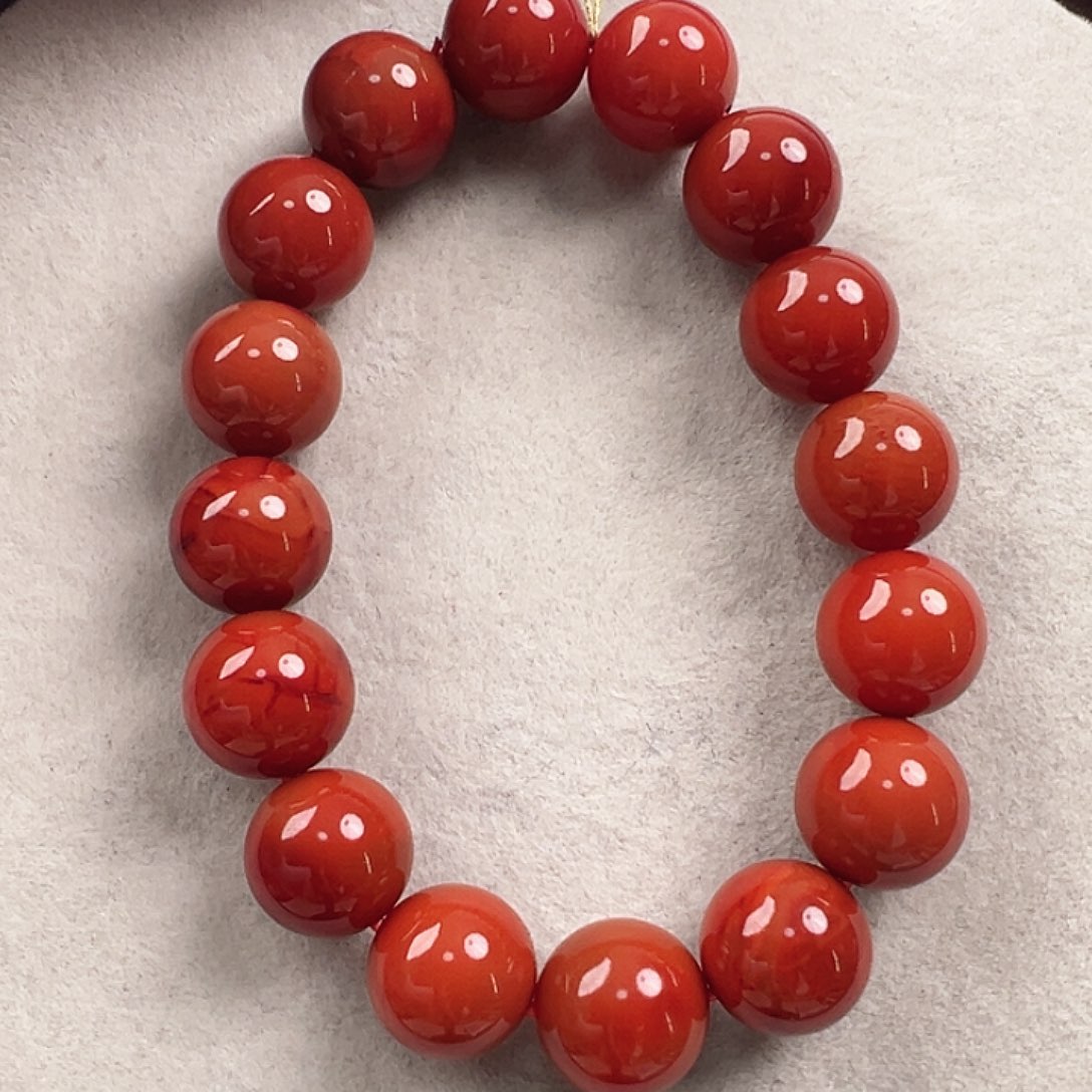 南红玛瑙未镶嵌手串