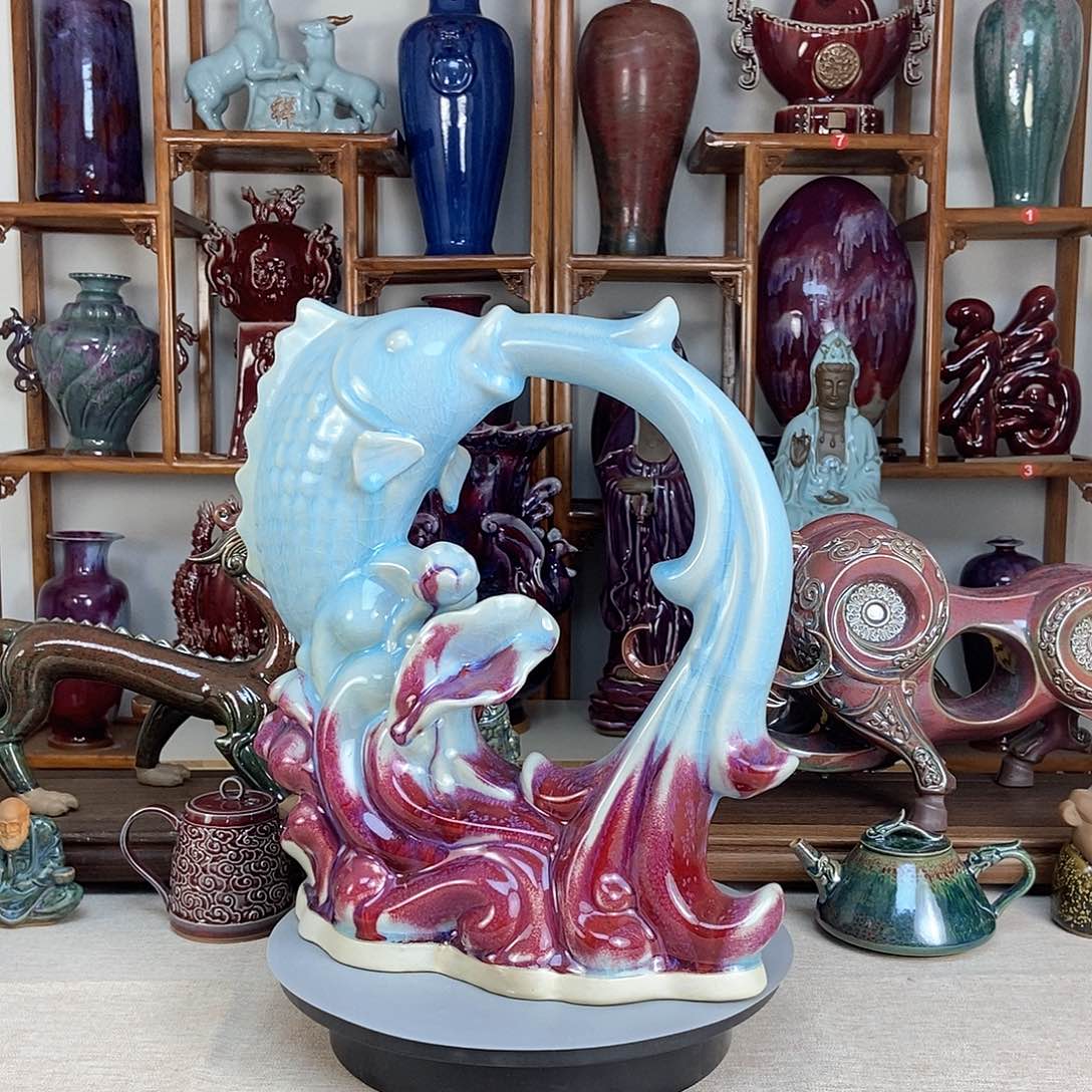 摆件五大名窑钧瓷023