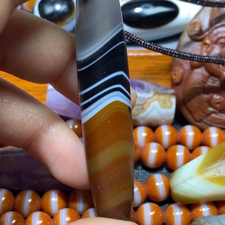 玛瑙/玉髓未镶嵌颈饰