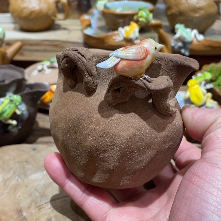 杯纯手工制作的杯子