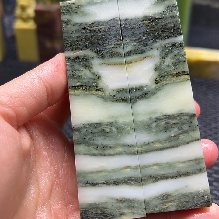 秋***雨青田石印章石印章石