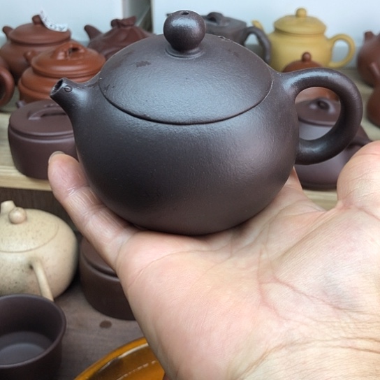 茶壶紫砂天青泥西施210豪生左右
