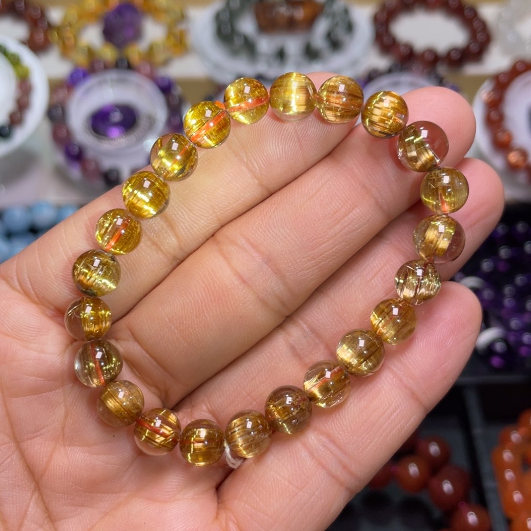 水晶手链未镶嵌钛晶