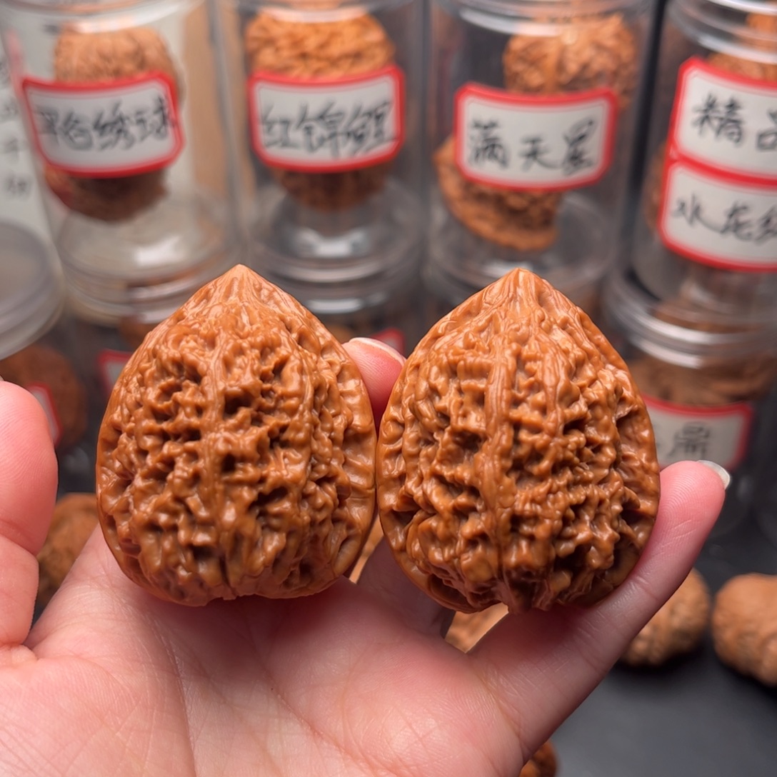 把件文玩核桃41三角桩凤凰台