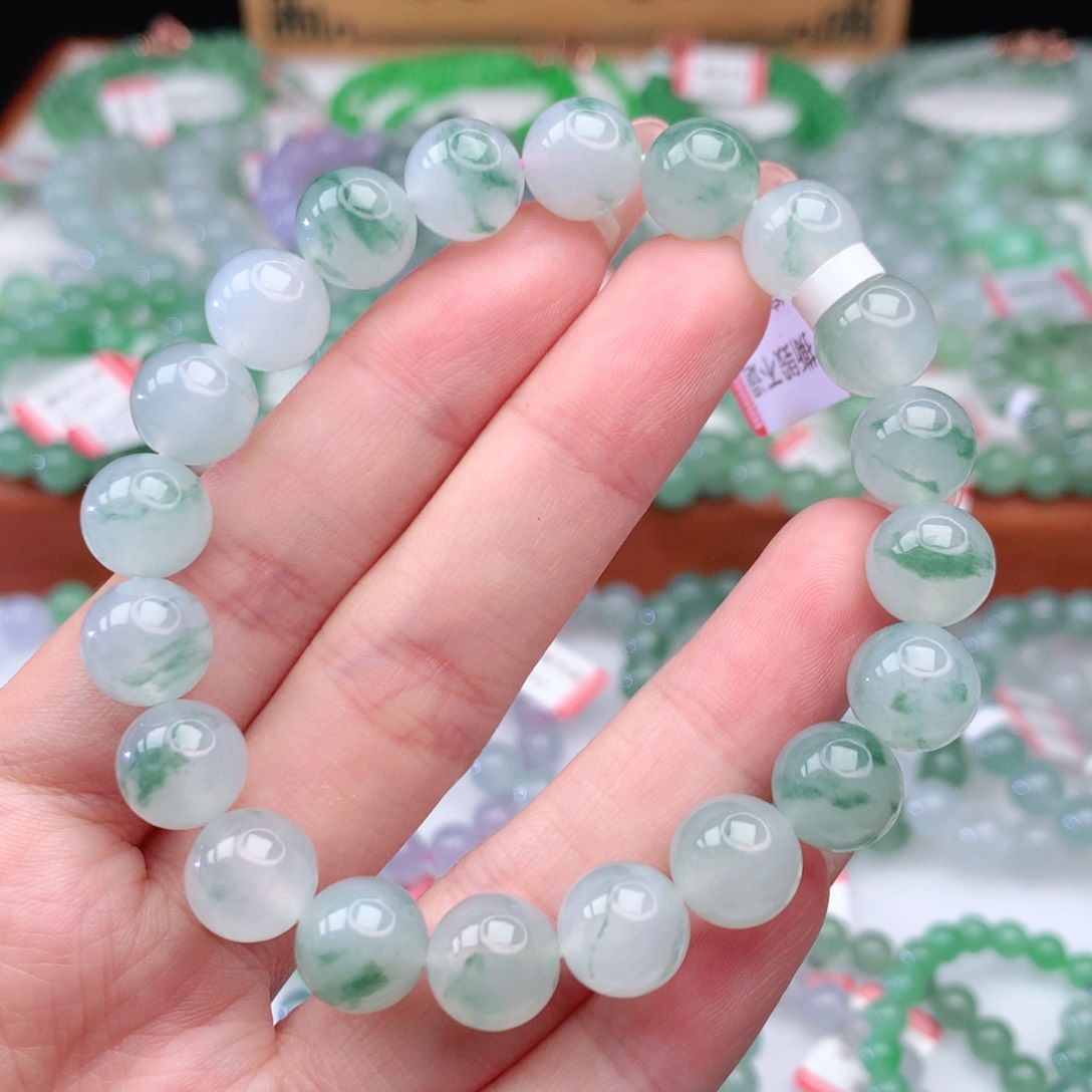 翡翠手链未镶嵌翡翠10mm