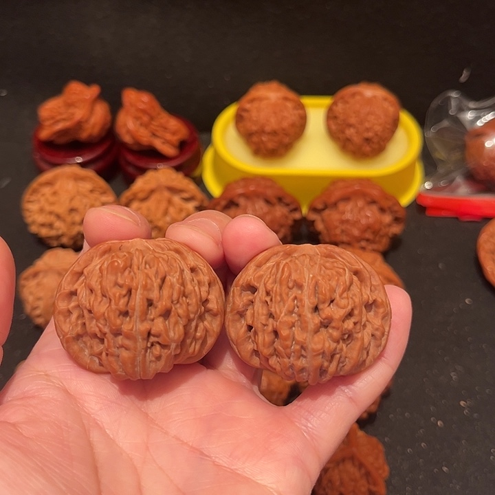 快***生文玩核桃把件蓟县楼