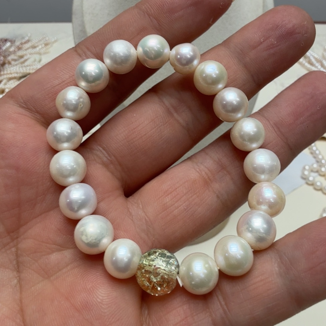 淡水珍珠颈饰合金10001