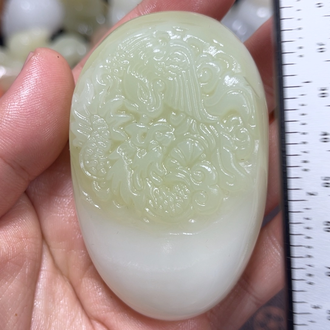 石材石材方解石手把件不退换