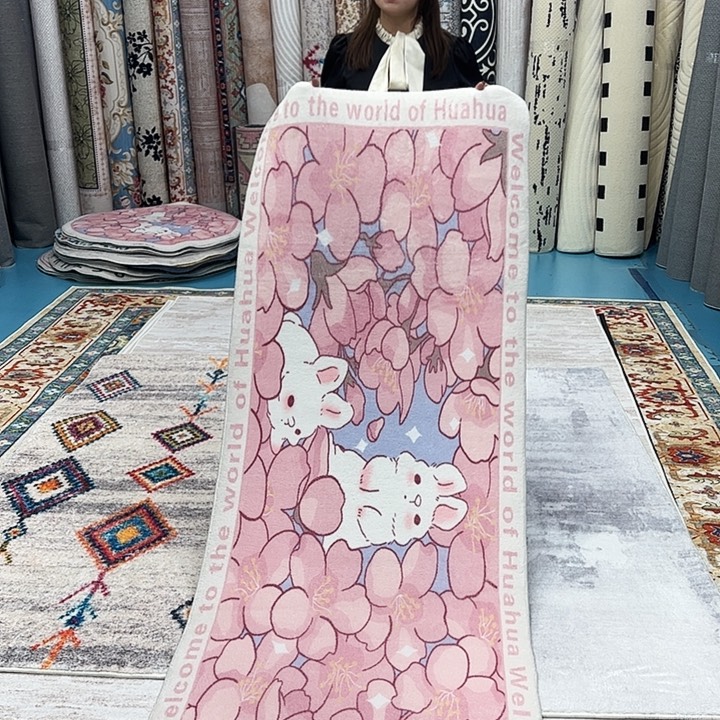 混纺尺寸误差正负1-3厘米100×200加厚棉布底仿羊绒特价福利