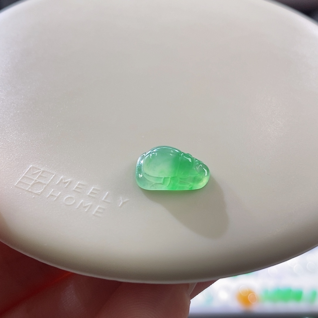 散珠翡翠木纳绿小甲虫