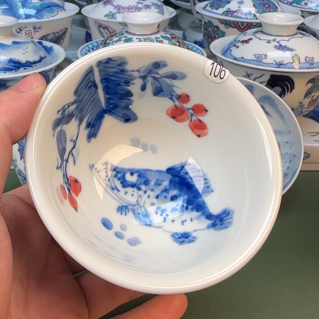 彦祖纯手工手绘茶具106