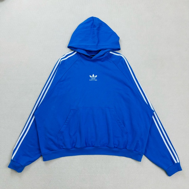 99新 Balenciaga/巴黎世家 三叶草联名刺绣logo卫衣/2码/WL1636