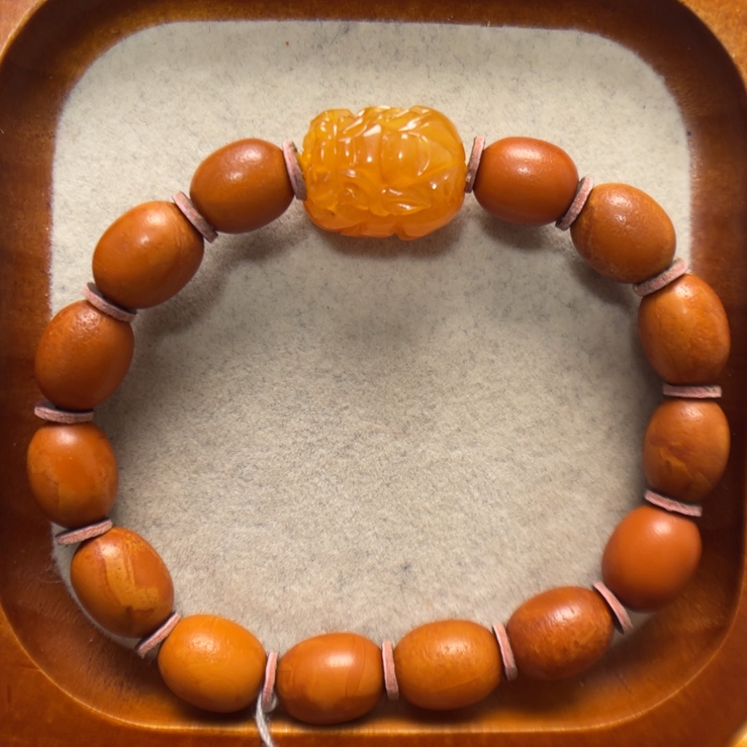 蜜蜡未镶嵌手串蜜蜡