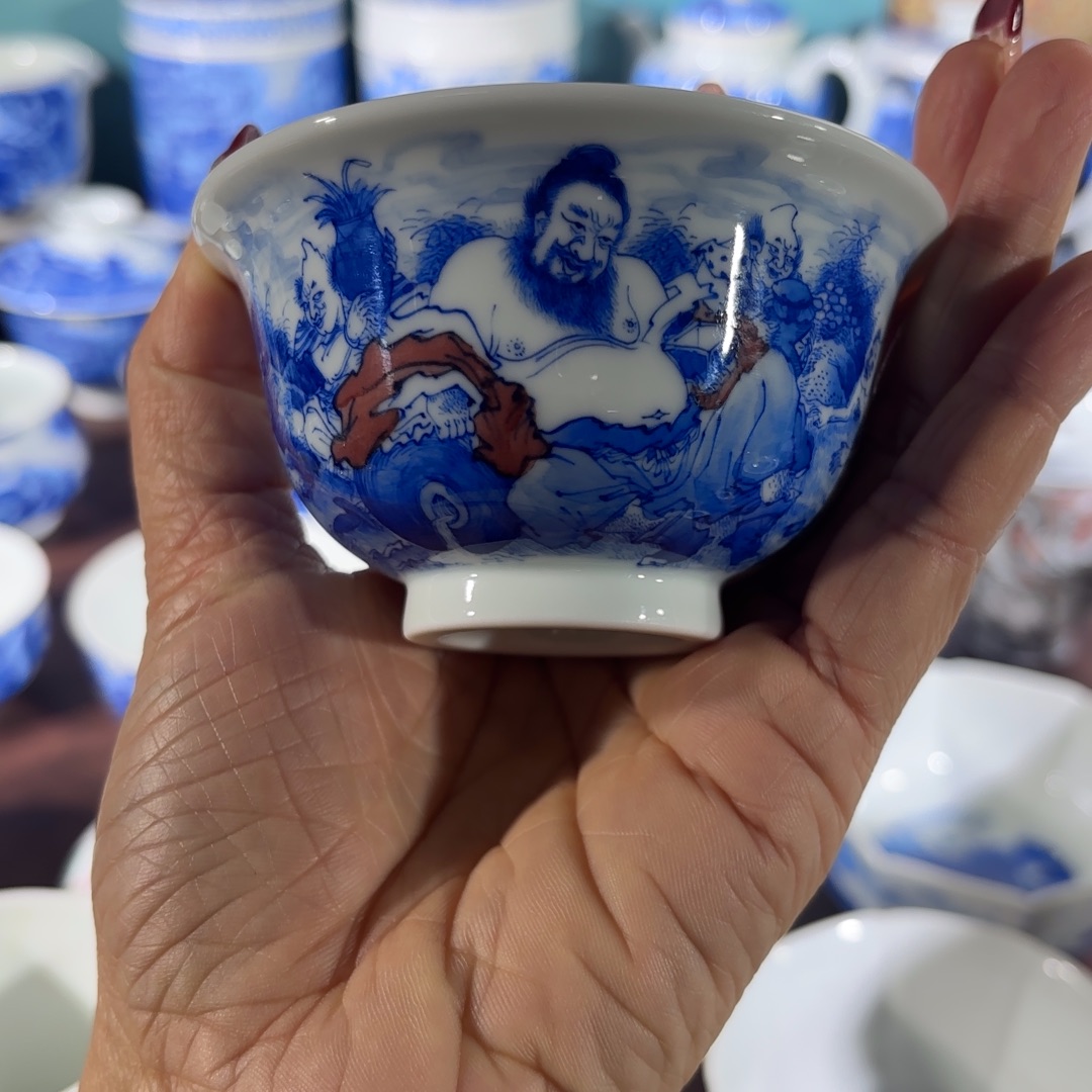 胖***虎陶全手工全手绘陶瓷