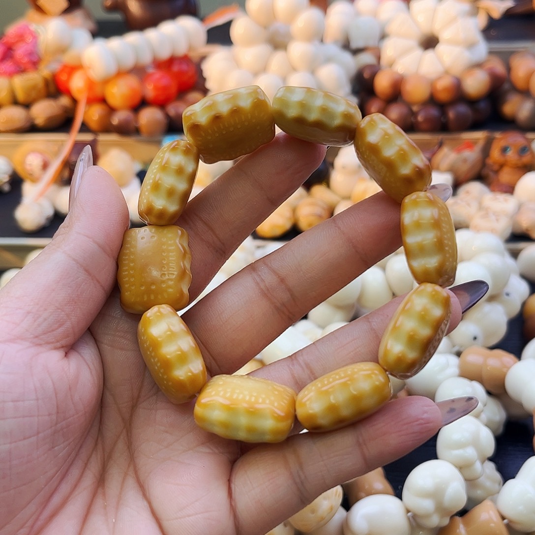 菩提根/象牙果手串黄油饼干