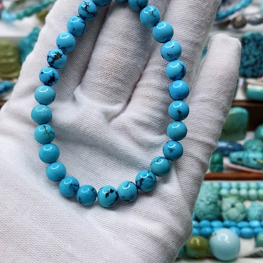 绿松石珠宝奇石未镶嵌木*