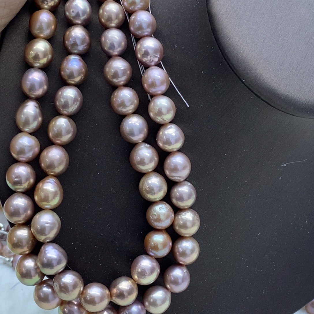 非金属紫金色项链