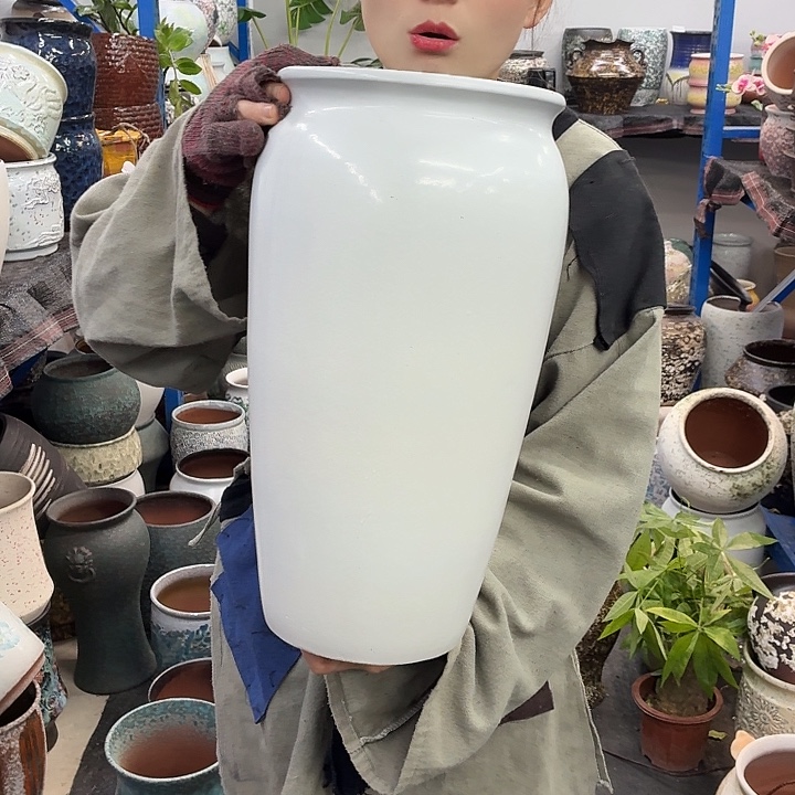 20×42 -粗陶花盆有孔-买买买