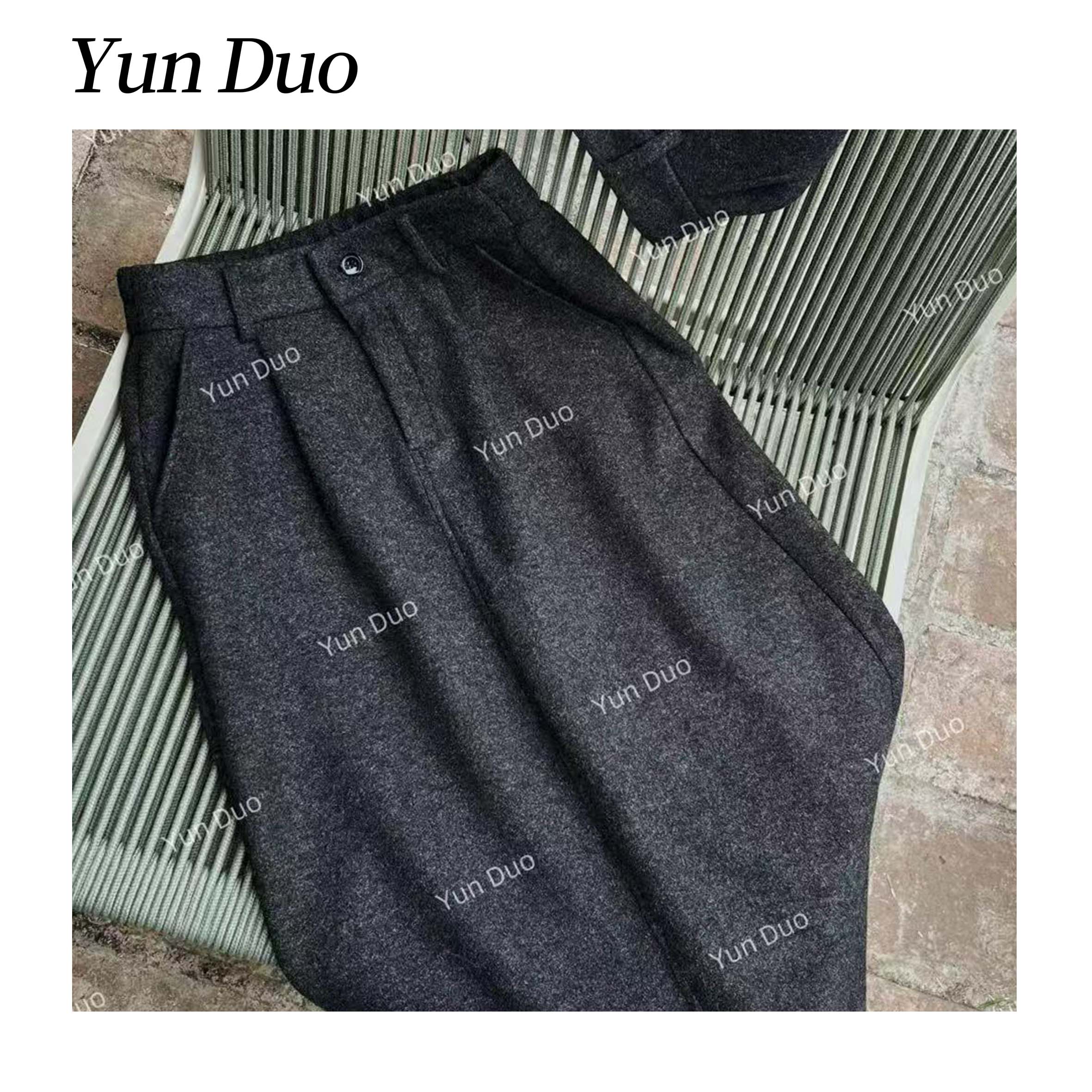 云朵定制【智者】简约高级毛呢长短款半裙LH02