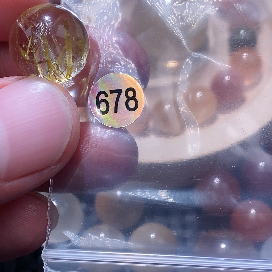 小****未镶嵌手链发晶天然水晶