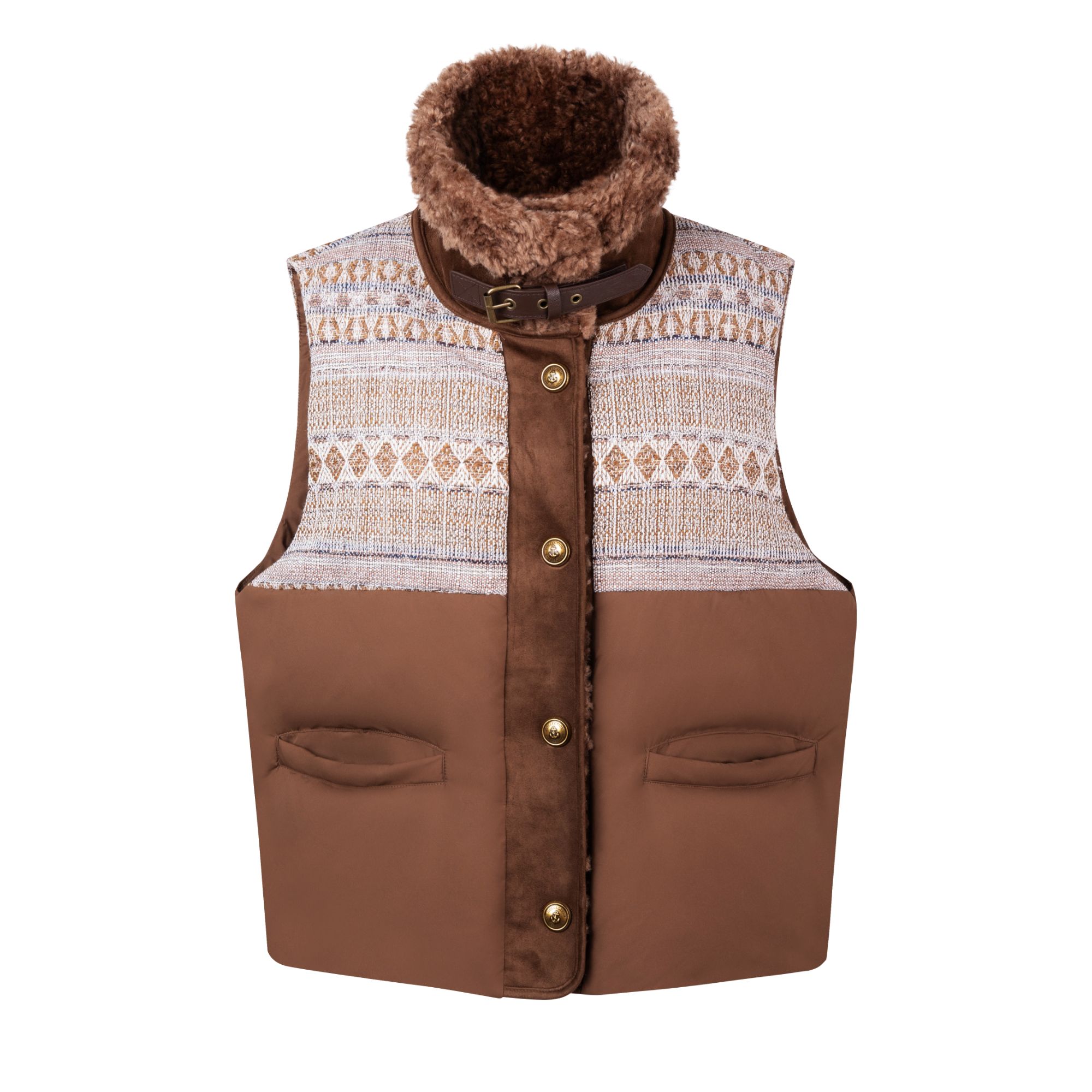 梦燕秋冬女款连帽立领保暖御寒时尚短款羽绒无袖马甲4CY10B5027F