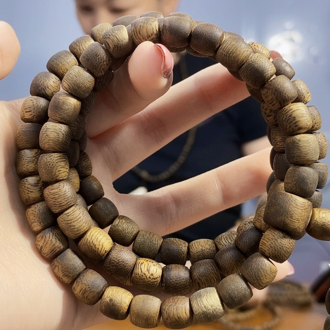 手串沉香棋楠鼓珠长串0.7/18克多样性发一