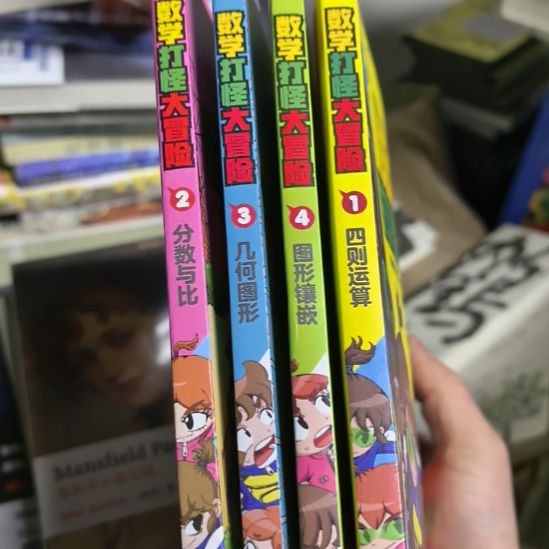 数学打怪大冒险四本一套