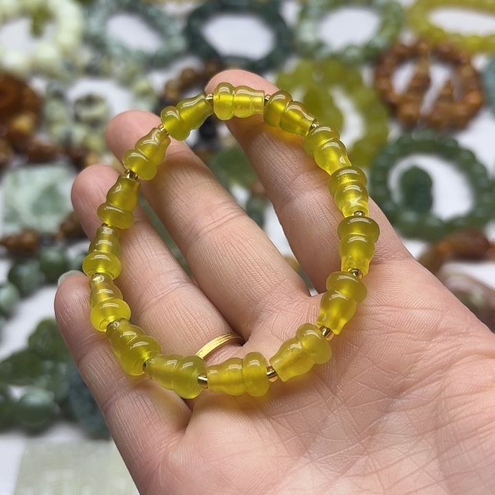 蛇纹石玉未镶嵌手串