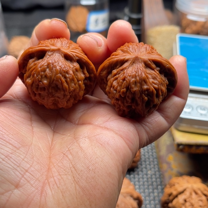 桃核把件全品磨盘边42