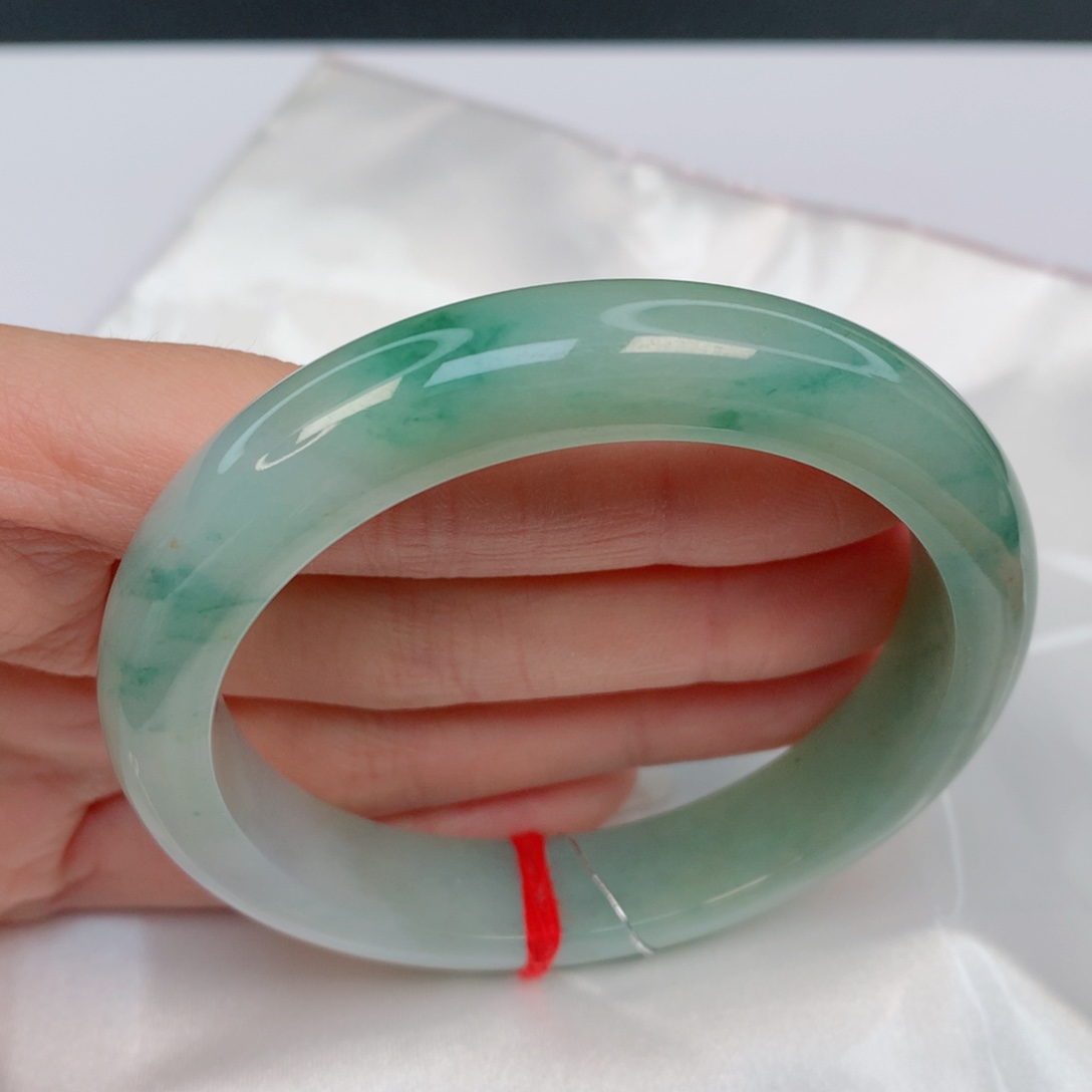 翡翠手镯未镶嵌57正圈