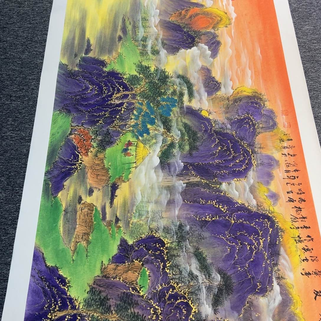 手绘作品今天这样出