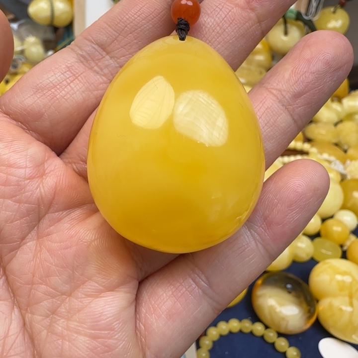 蜜蜡未镶嵌颈饰天然蜜蜡