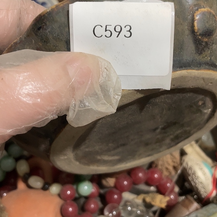 沙***龙瓷片c593号工艺品