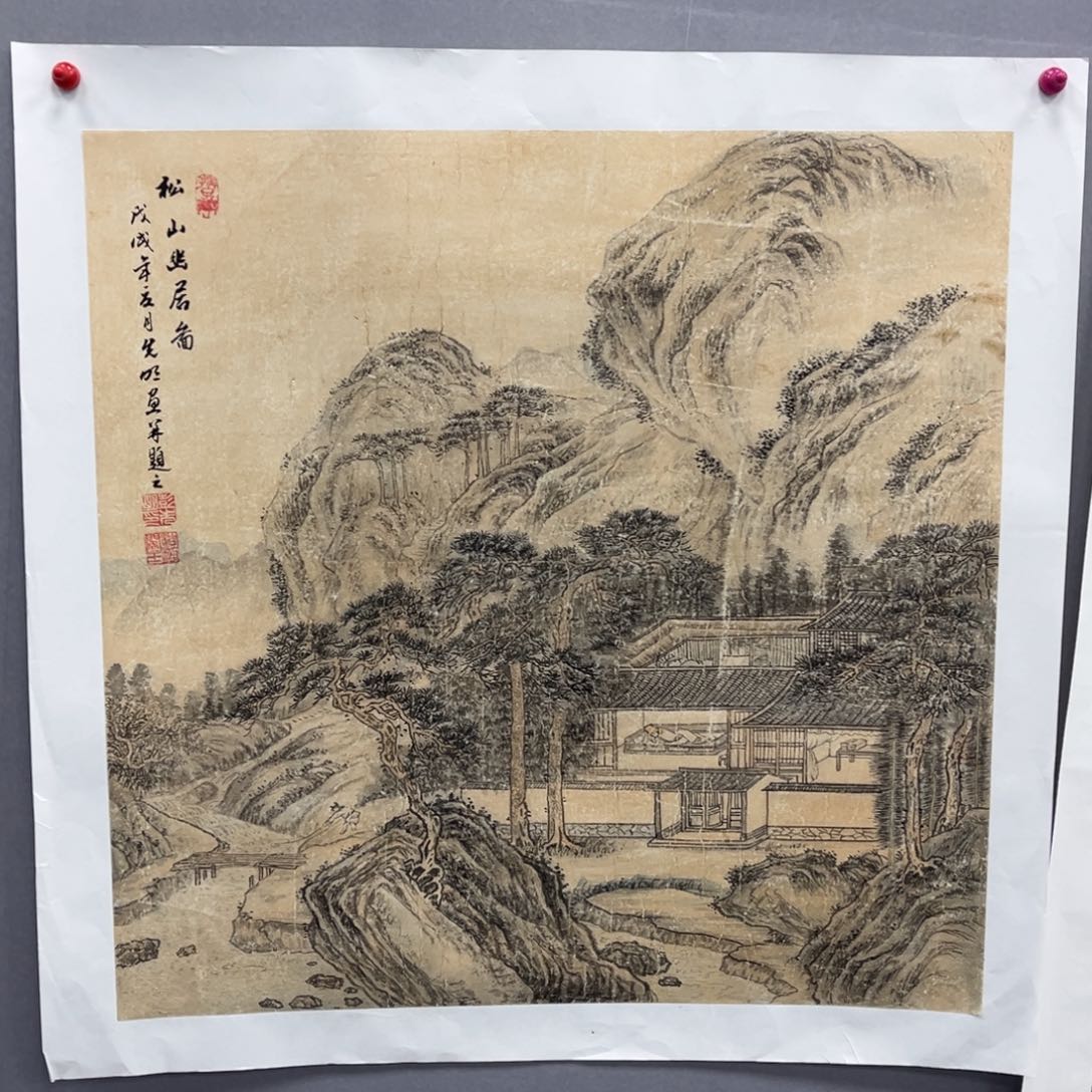 国画手绘画作品和绘画