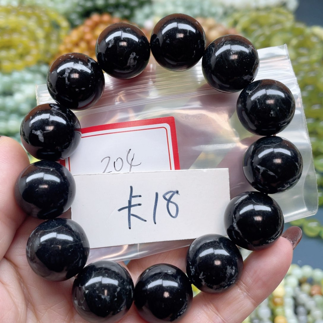 未镶嵌蛇纹石玉手串