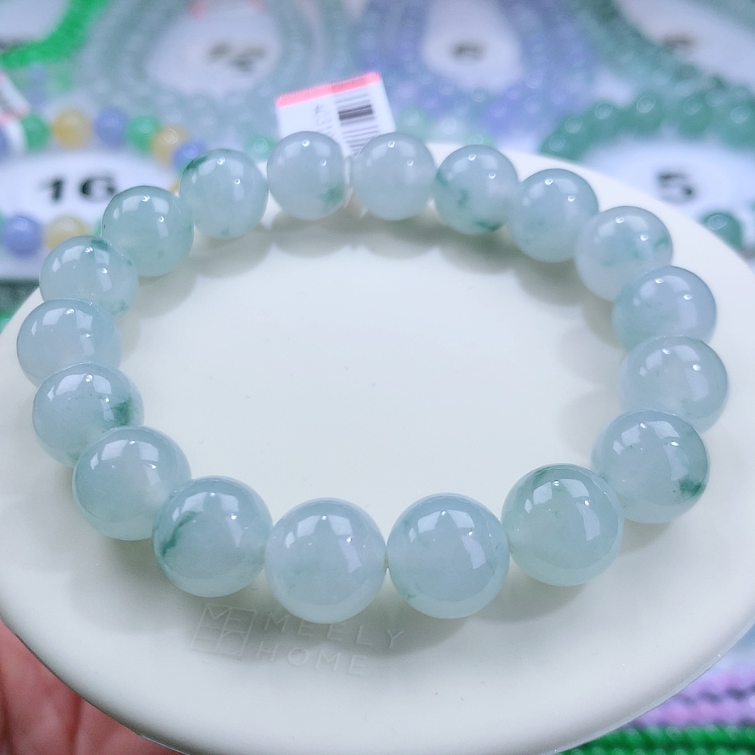 翡翠手链未镶嵌卡10
