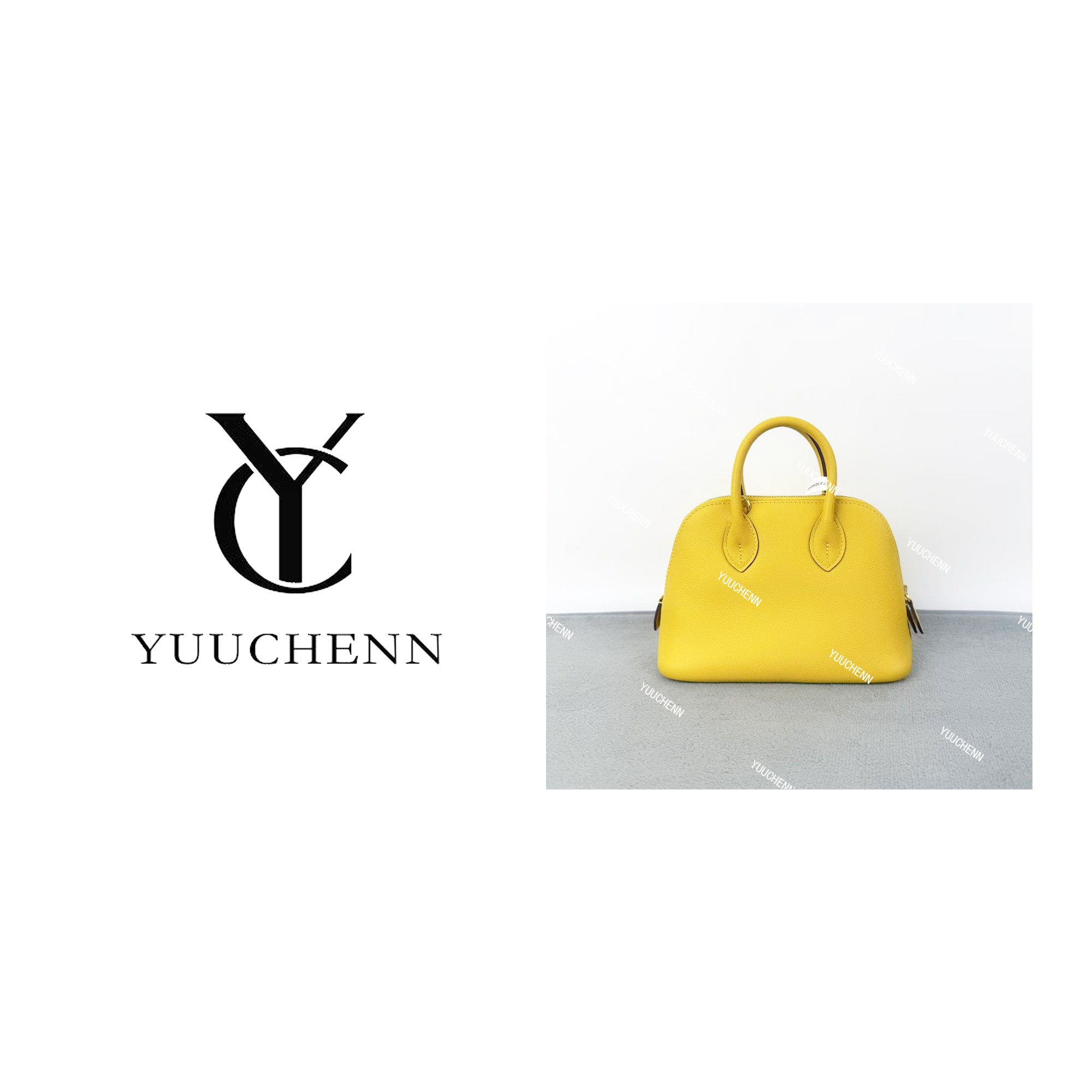 YUUCHENN/爱马原版手工【保龄球】evercolor牛皮+绵羊皮18cm HH6142